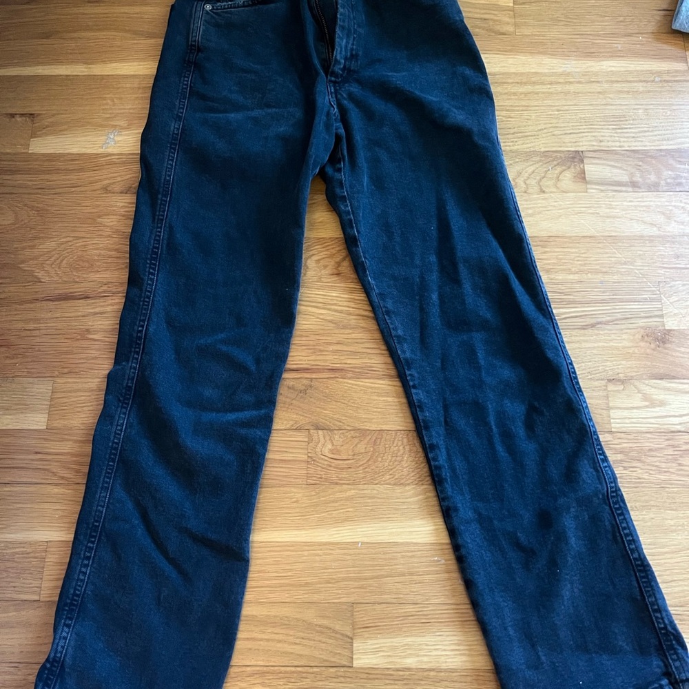 Agolde Black Straight Jeans Classic Fit